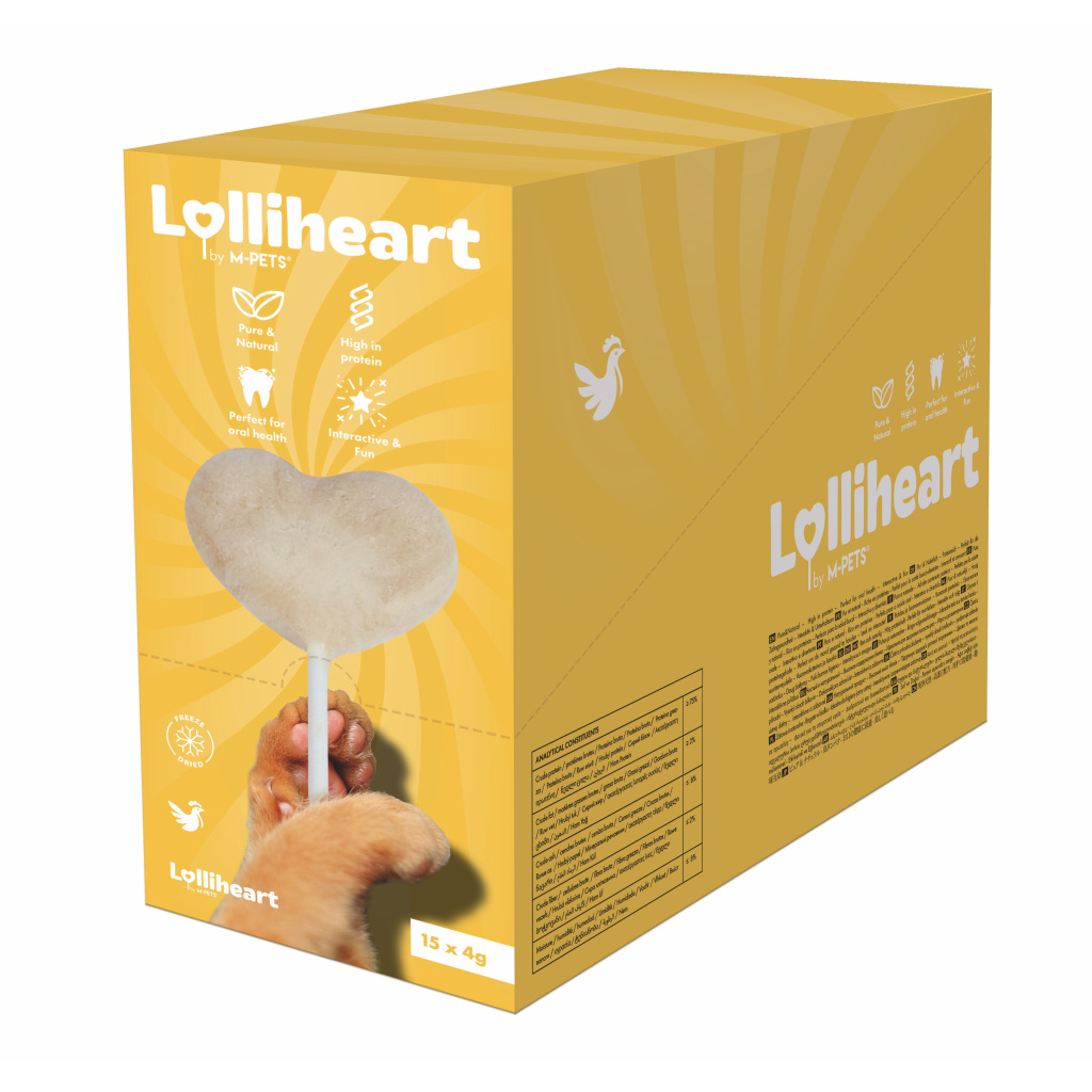 M-Pets Lolliheart Tavuklu Lolipop Kedi Ödül Maması 4gr (15'li)