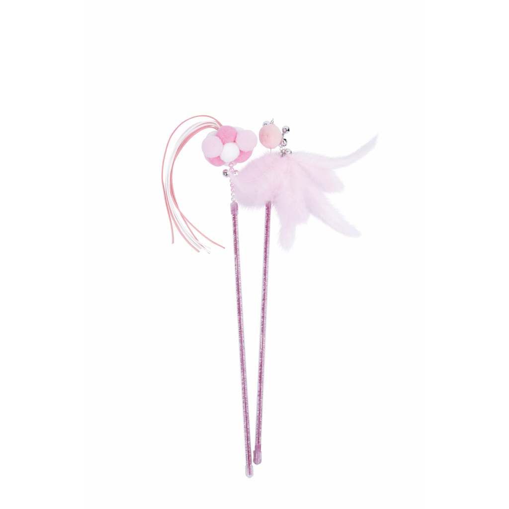 M-Pets Mooncat Olta Kedi Oyuncağı 40x0,5x0,5cm (2'li) (Pembe)