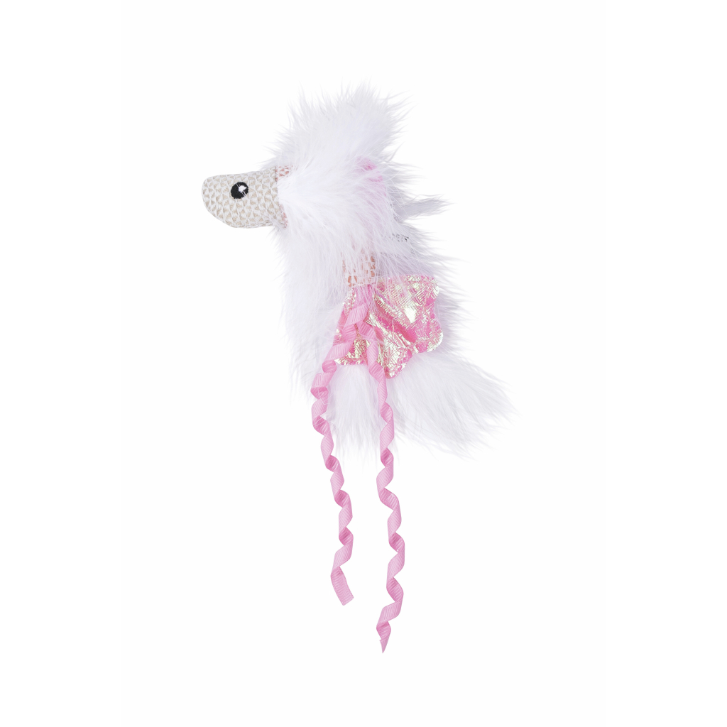 M-Pets Plume Pink Fish Catnipli Peluş Kedi Oyuncağı (Pembe)