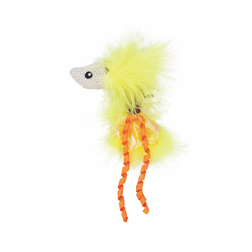 M-Pets Plume Yellow Fish Catnipli Peluş Kedi Oyuncağı (Sarı)