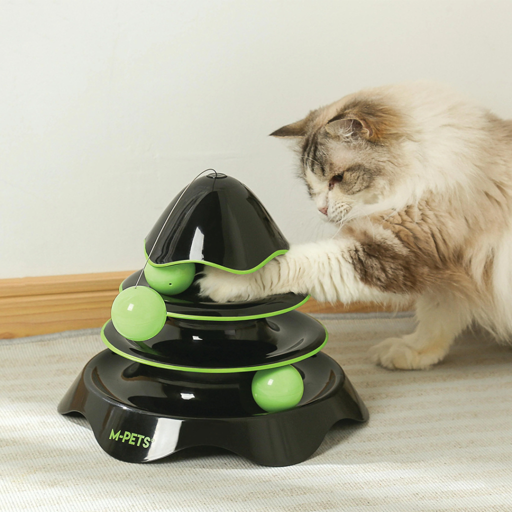 M-Pets Yaylı Rocket Kedi Oyuncağı 25cm (Siyah)