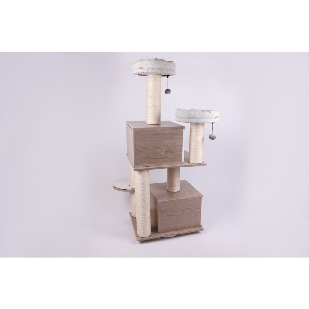 M-Pets Cat Elite Monica Kedi Tırmalama Ağacı 88x62x140cm