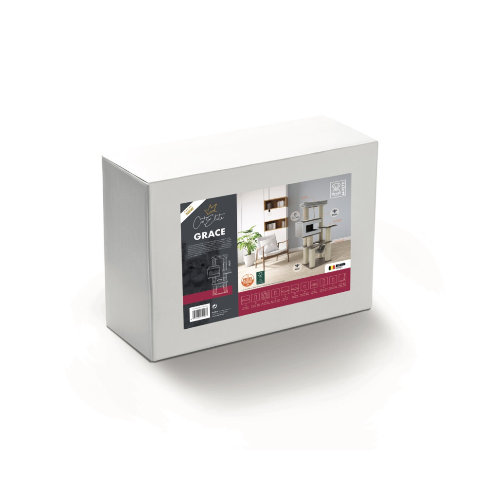 M-Pets Cat Elite Grace Kedi Tırmalama Ağacı 77x50x131cm