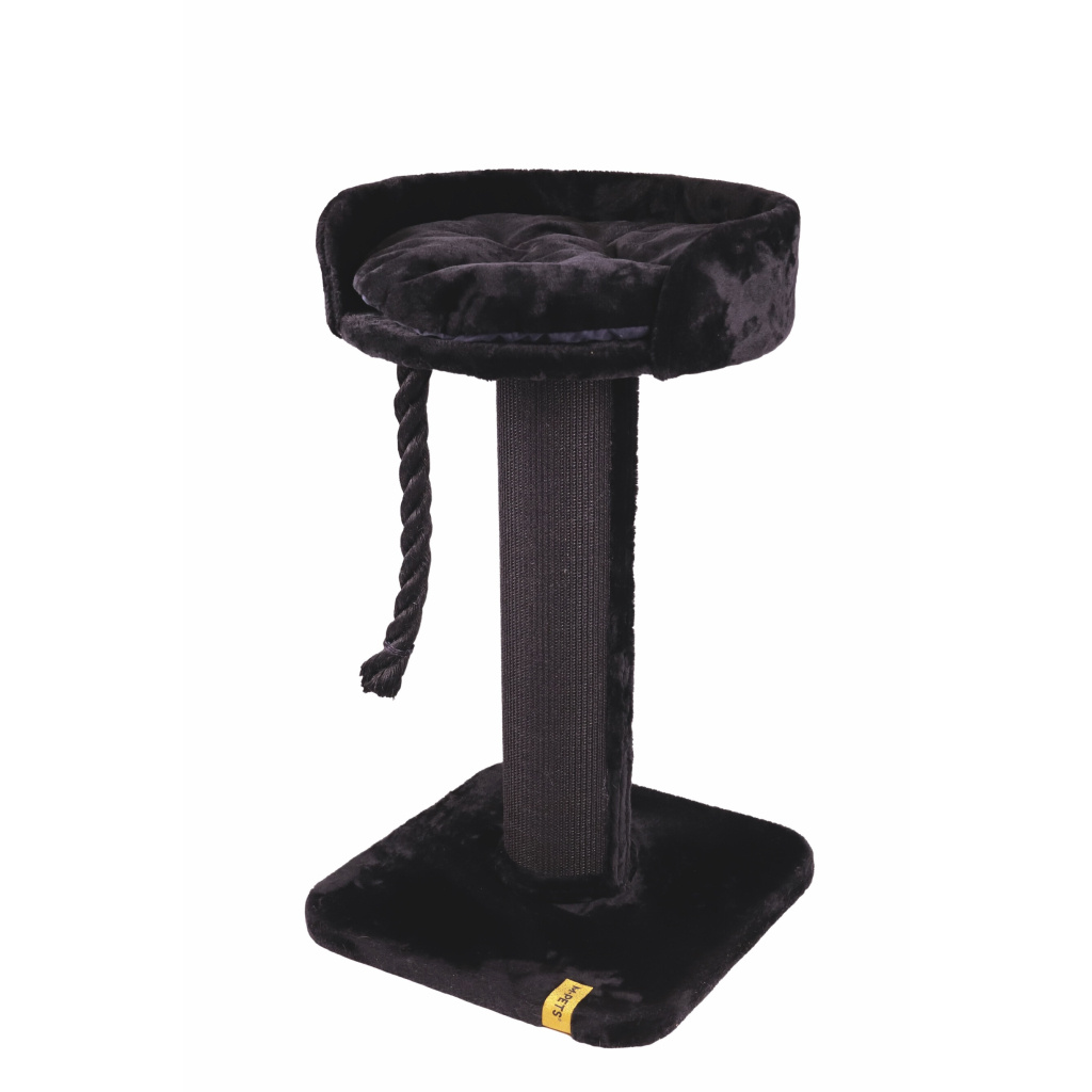 M-Pets Panther Premium Liana Tırmalama Tahtalı Kedi Ağacı 55x55x96cm (Siyah)