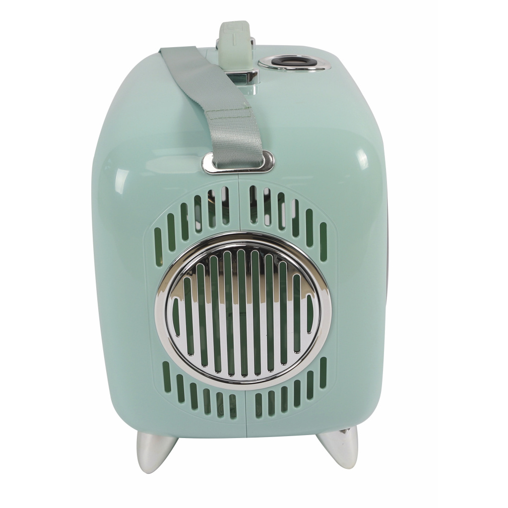 M-Pets Sixties Televizyon Şeklinde Kedi Taşıma Çantası 44,7x26,6x38,4cm (Turkuaz)