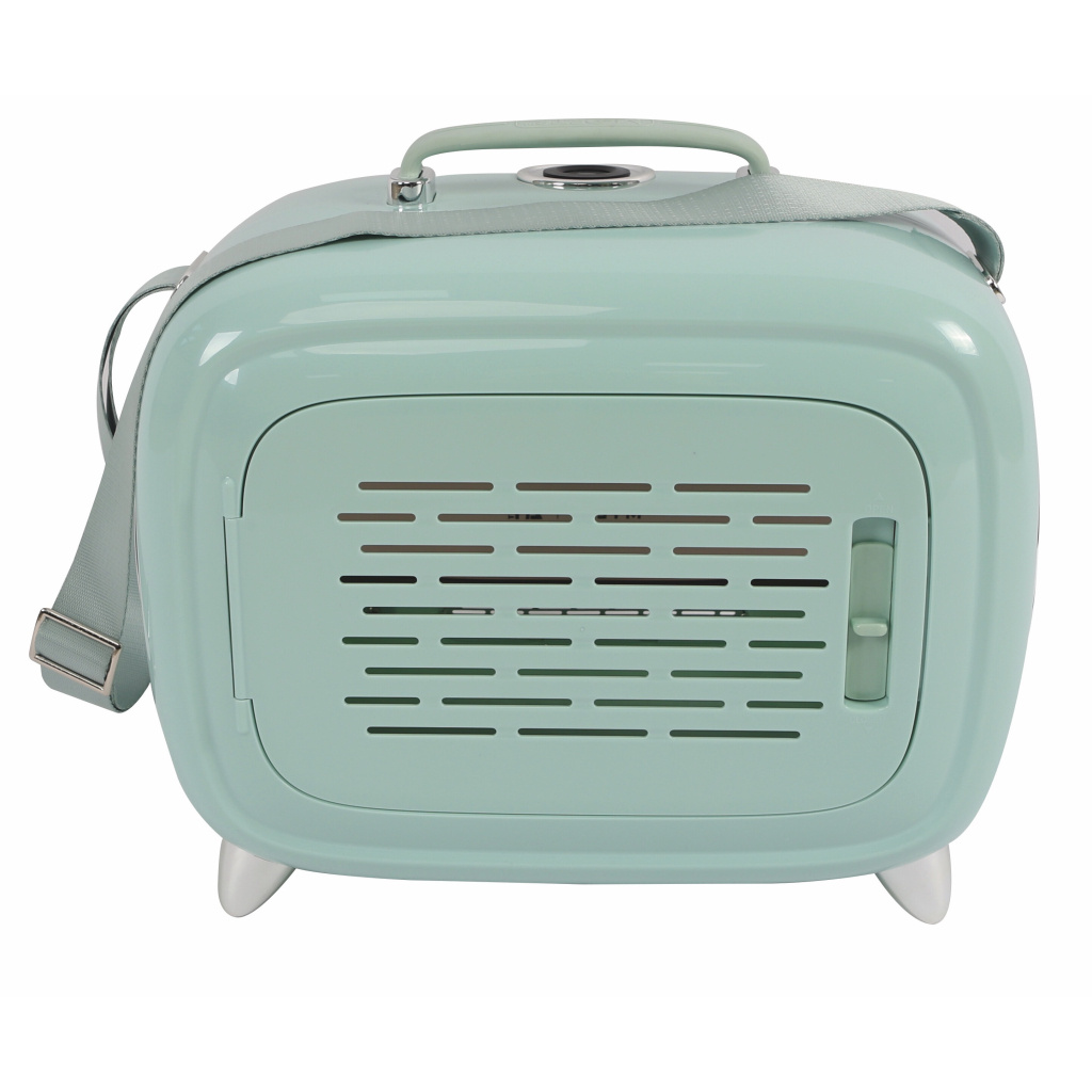 M-Pets Sixties Televizyon Şeklinde Kedi Taşıma Çantası 44,7x26,6x38,4cm (Turkuaz)
