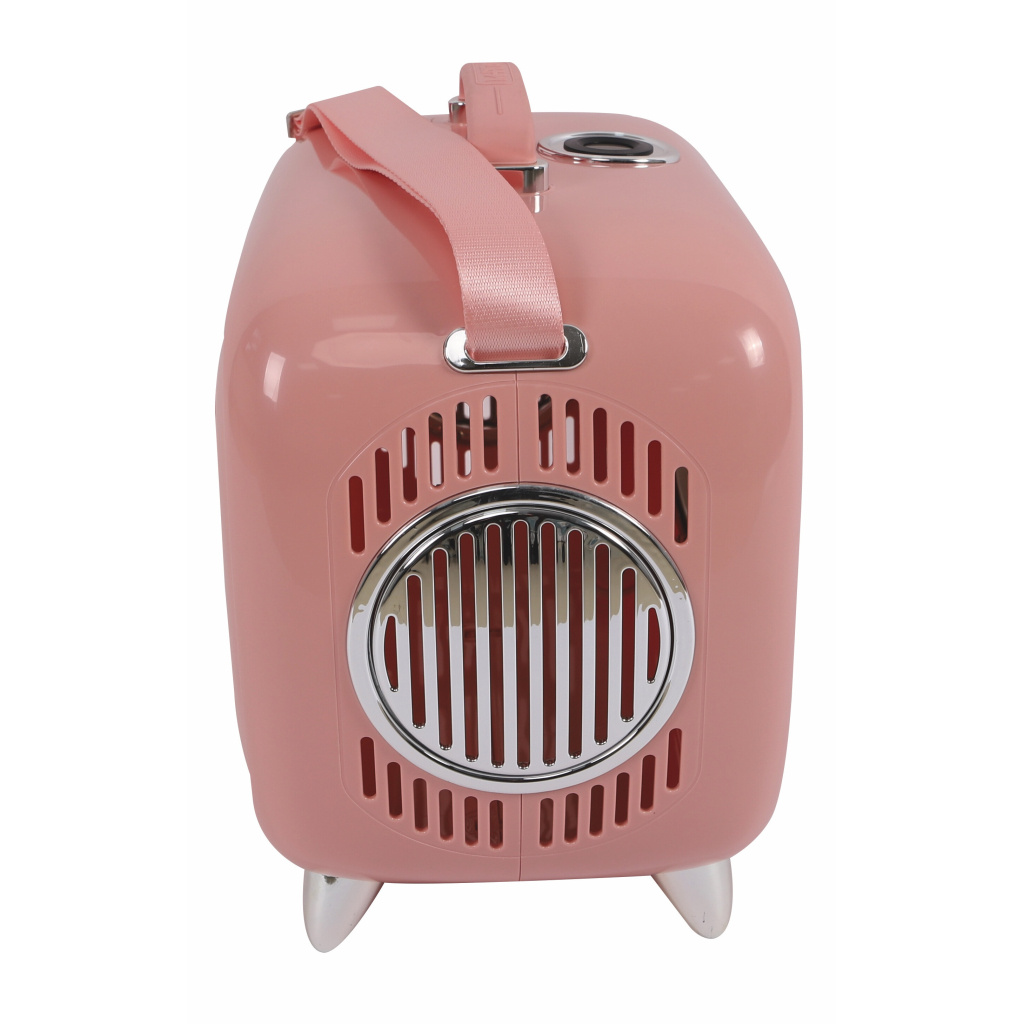 M-Pets Sixties Televizyon Şeklinde Kedi Taşıma Çantası 44,7x26,6x38,4cm (Pembe)