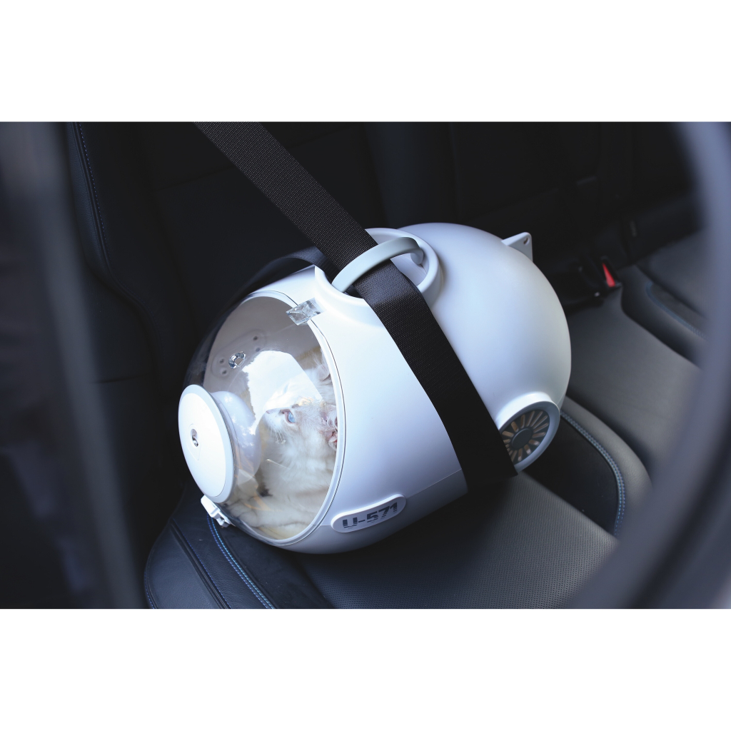 M-Pets Submarine Kedi Taşıma Çantası 49x32x30cm (Beyaz)