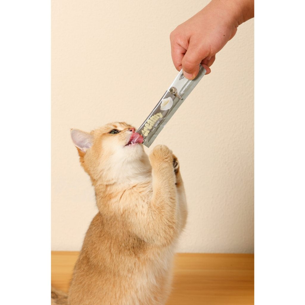 M-Pets Morina Balıklı ve Biftekli Krema Kedi Ödül Maması 15gr (4'lü)