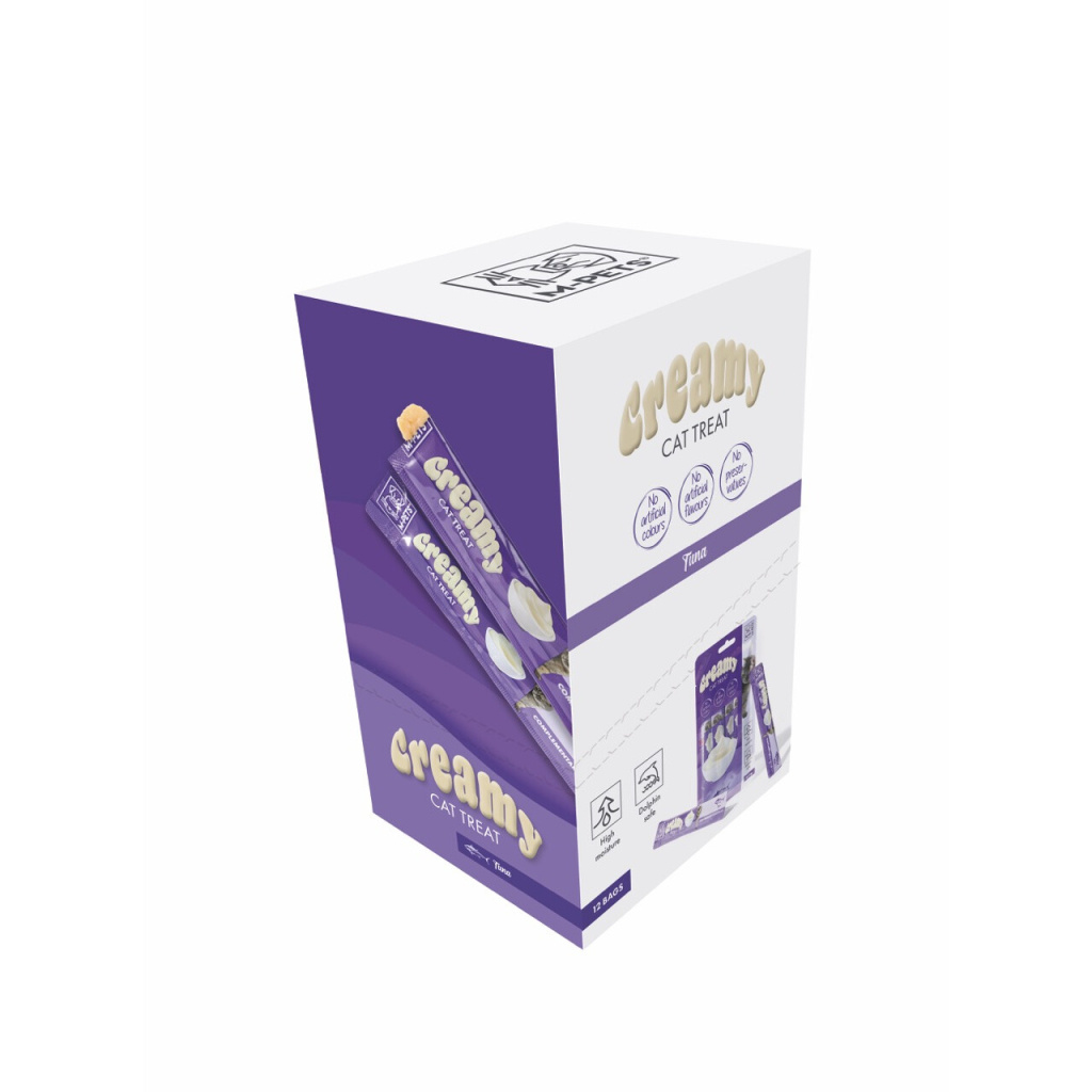 M-Pets Ton Balıklı Krema Kedi Ödül Maması 15gr (4'lü)