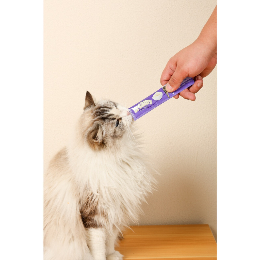 M-Pets Ton Balıklı Krema Kedi Ödül Maması 15gr (4'lü)