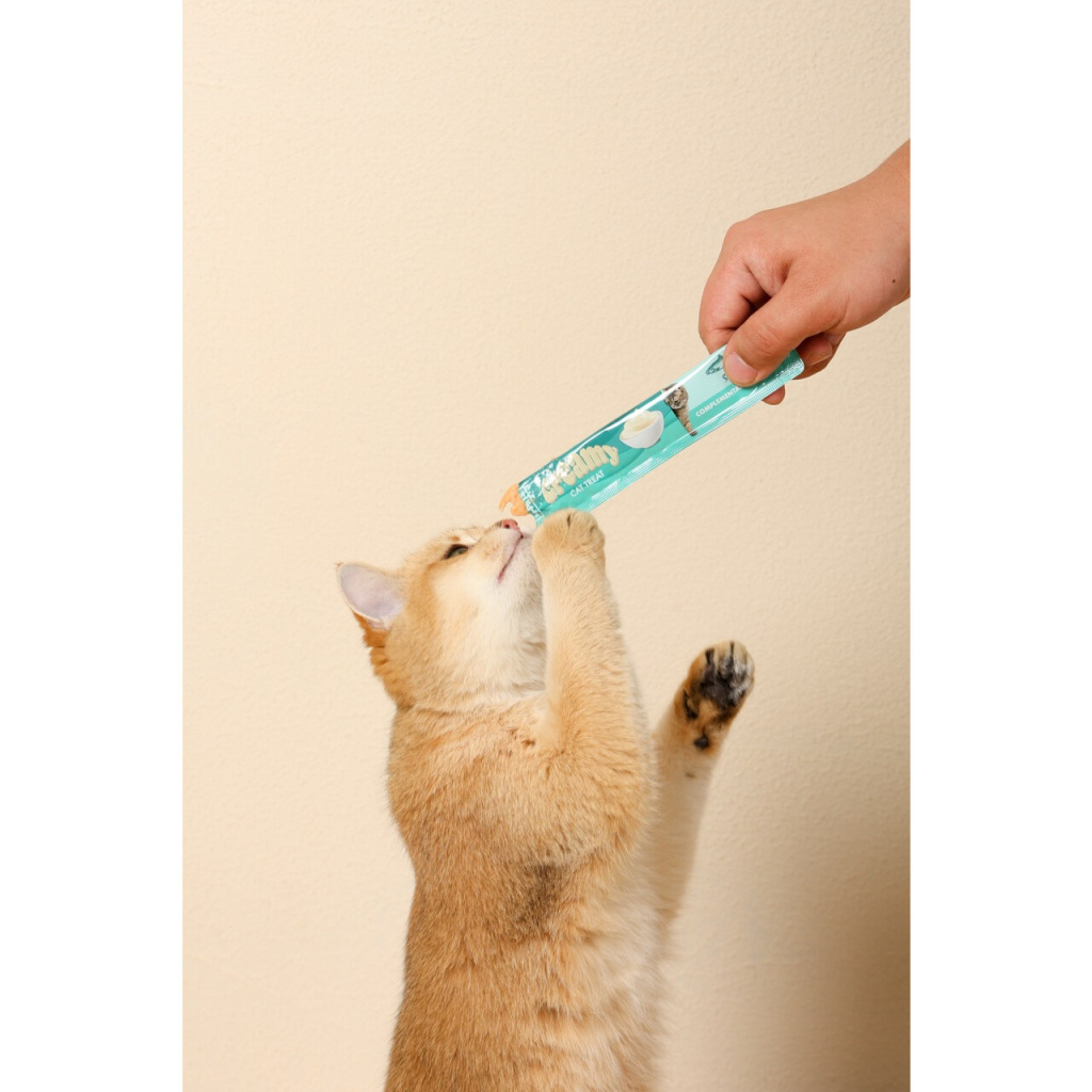 M-Pets Somonlu ve Biftekli Krema Kedi Ödül Maması 15gr (4'lü)