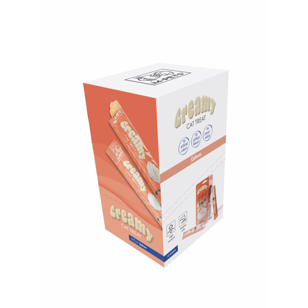 M-Pets Somonlu Krema Kedi Ödül Maması 15gr (4'lü)