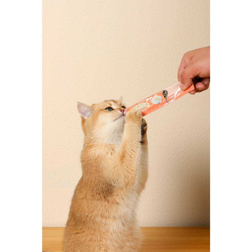 M-Pets Somonlu Krema Kedi Ödül Maması 15gr (4'lü)