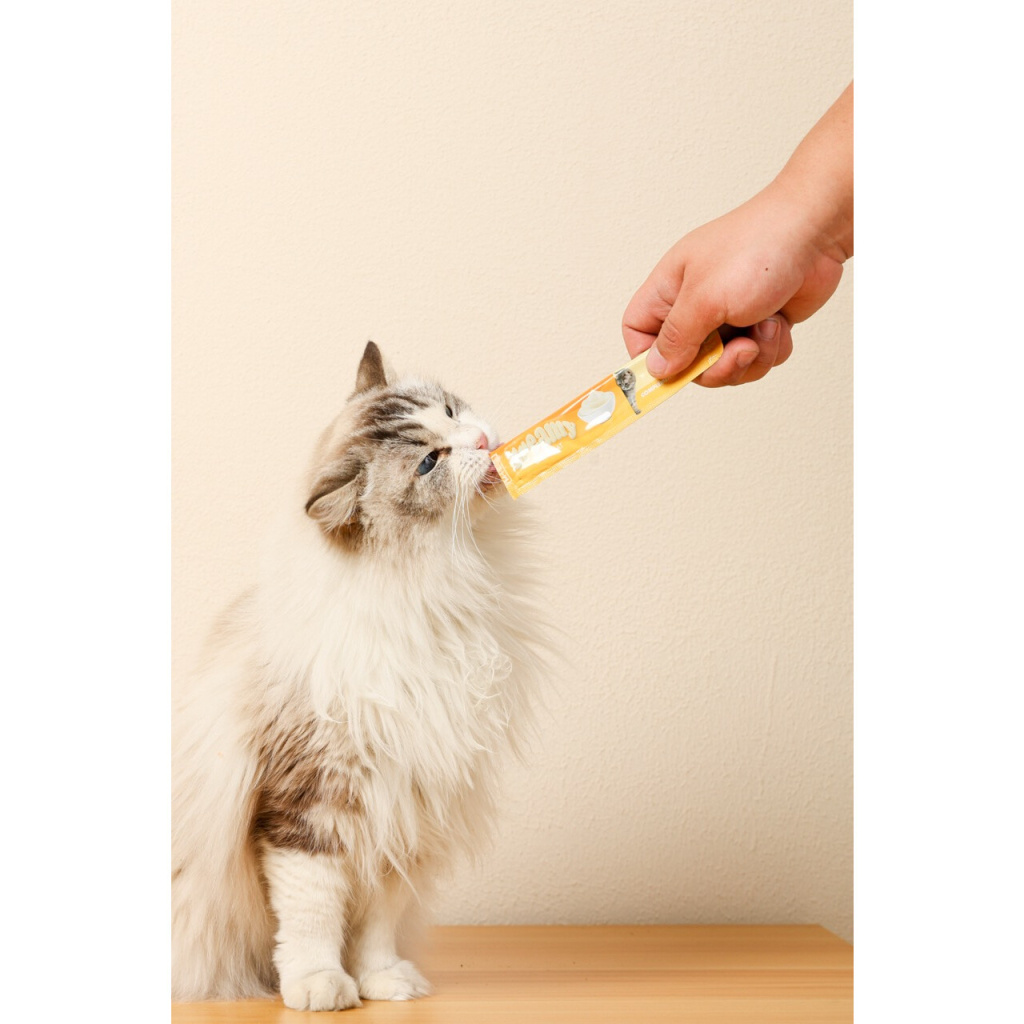 M-Pets Tavuklu Krema Kedi Ödül Maması 15gr (4'lü)