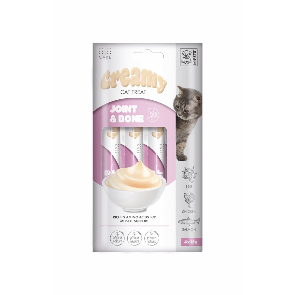 M-Pets Joint&Bone Eklem Destekleyici Krema Kedi Ödül Maması 15gr (4'lü)