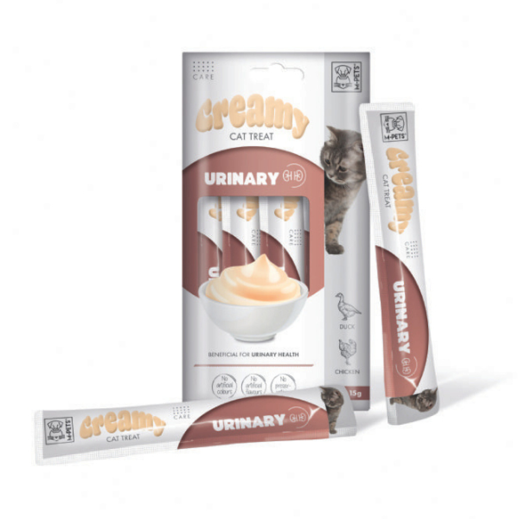 M-Pets Üriner Sistem Destekleyici Krema Kedi Ödül Maması 15gr (4'lü)