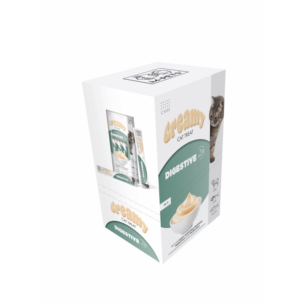 M-Pets Digestive Sindirim Sistemi Destekleyici Krema Kedi Ödül Maması 15gr (4'lü)