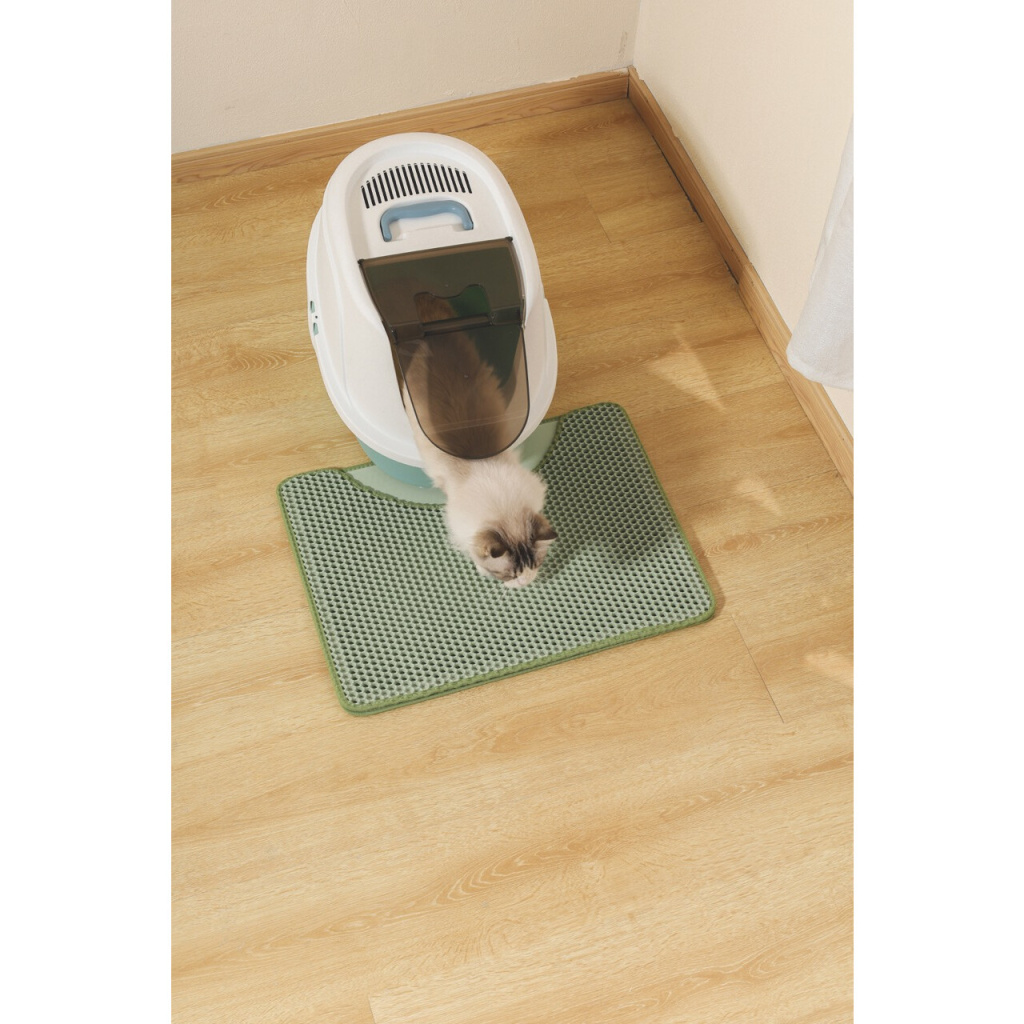 M-Pets Duplex Elekli Kedi Kumu Paspası 60x45cm (Yeşil)