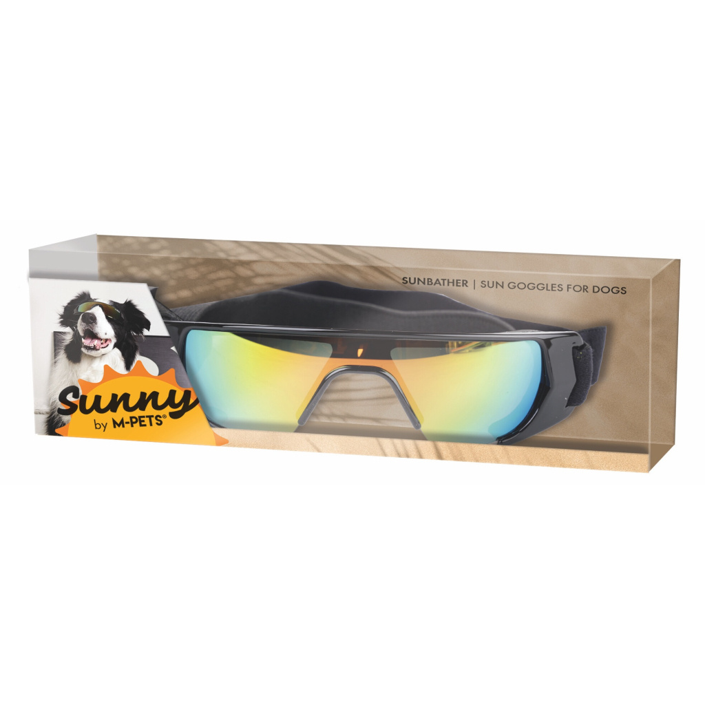 M-Pets Sunny Sunbather Köpek Gözlüğü 15,2x4,9cm (Siyah)