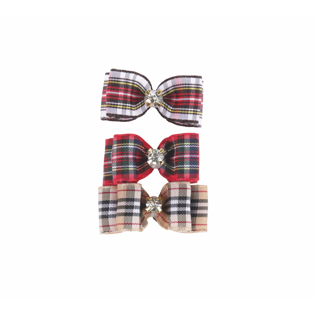 M-Pets Glam Fiyonk Detaylı Kedi ve Köpekler için Toka (Kırmızı)