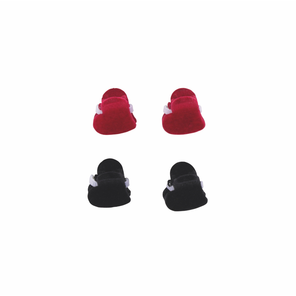 M-Pets Glam Kalpli Kedi ve Köpekler için Toka (Siyah - Kırmızı)