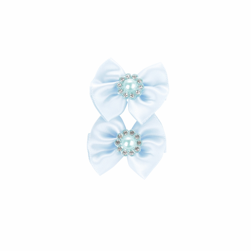 M-Pets Glam Fiyonklu Kedi ve Köpekler için Toka (Mavi)