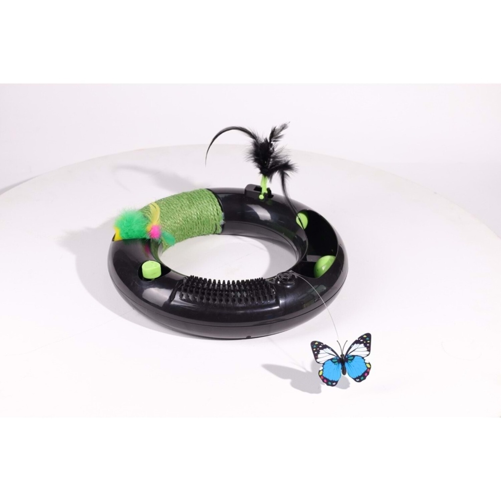 M-Pets Halo Eco Kedi Oyuncağı 30,5x30,5x5,5cm (Siyah)