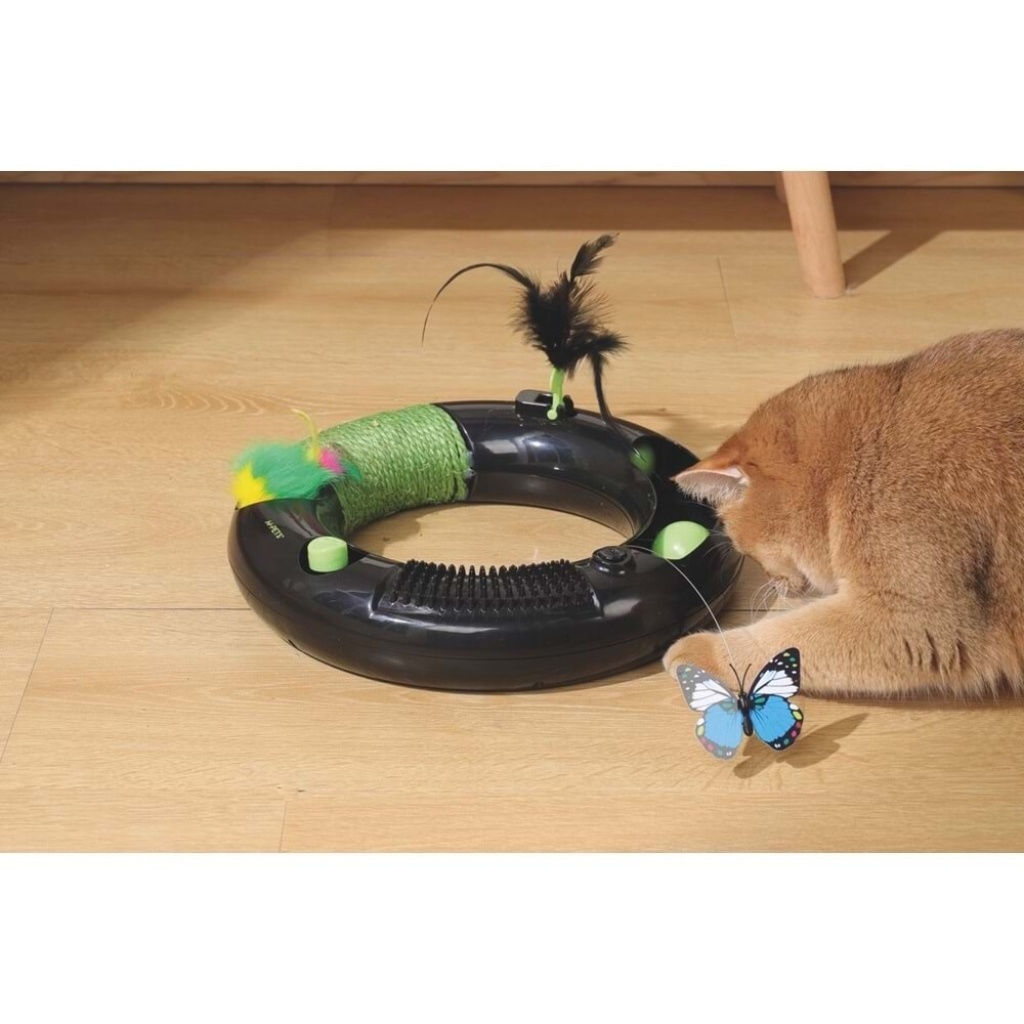 M-Pets Halo Eco Kedi Oyuncağı 30,5x30,5x5,5cm (Siyah)