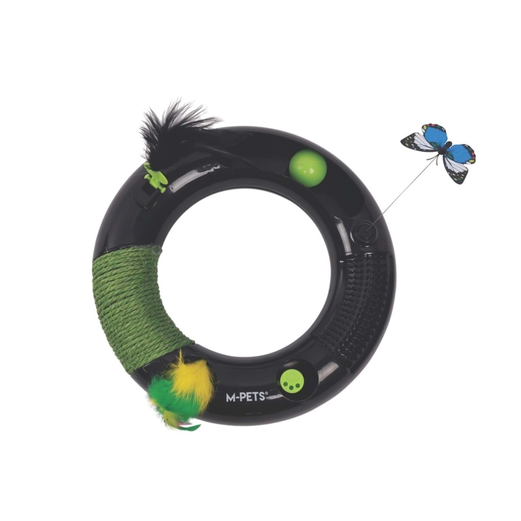 M-Pets Halo Eco Kedi Oyuncağı 30,5x30,5x5,5cm (Siyah)