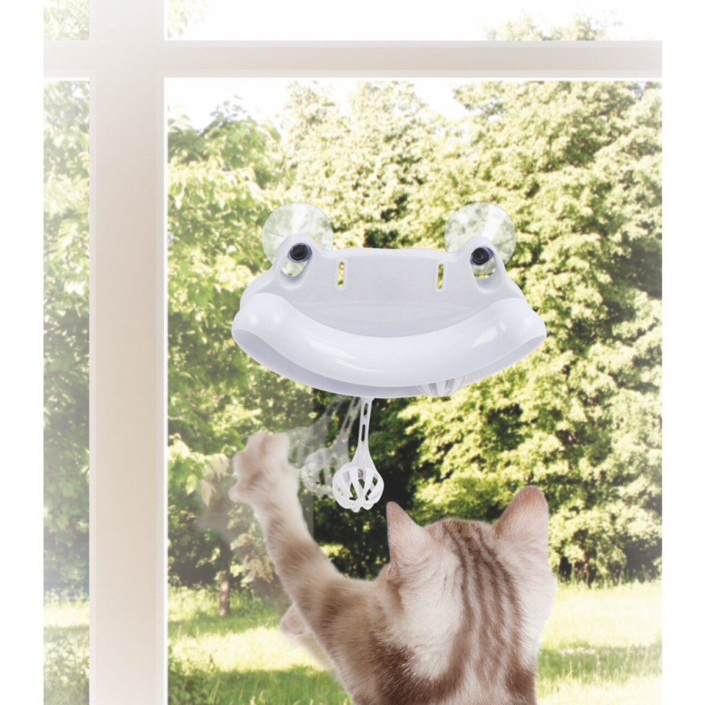 M-Pets İnteraktif Kurbağa Kedi Oyuncağı 17x18,5x6cm