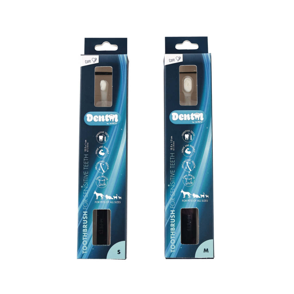M-Pets Dental Hassas Dişler İçin Kedi ve Köpek Diş Fırçası [M]