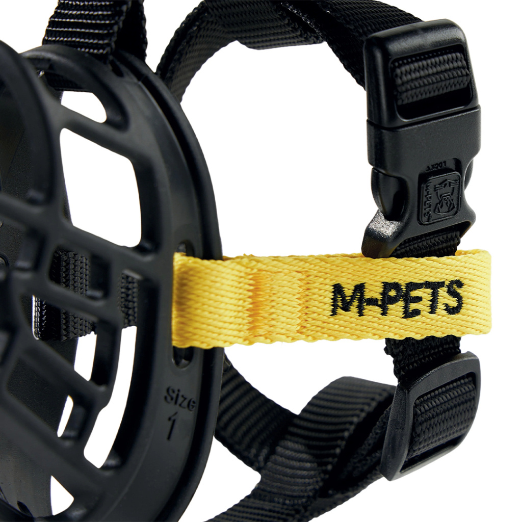M-Pets Bark Guard Köpek Ağızlığı 14x10x4cm (Siyah) [XS]