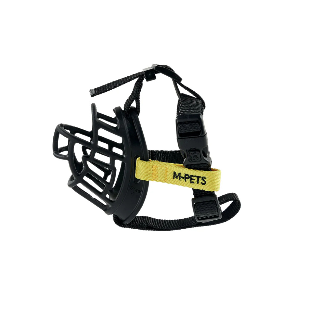 M-Pets Bark Guard Köpek Ağızlığı 14x10x4cm (Siyah) [XS]