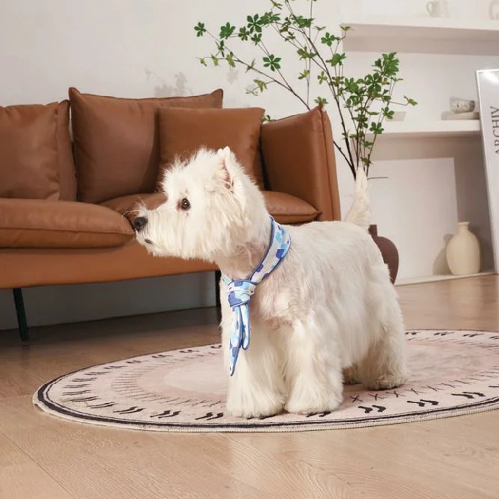 M-Pets Cooling Serinletici Köpek Bandanası 107x7,6cm (Beyaz) [L]