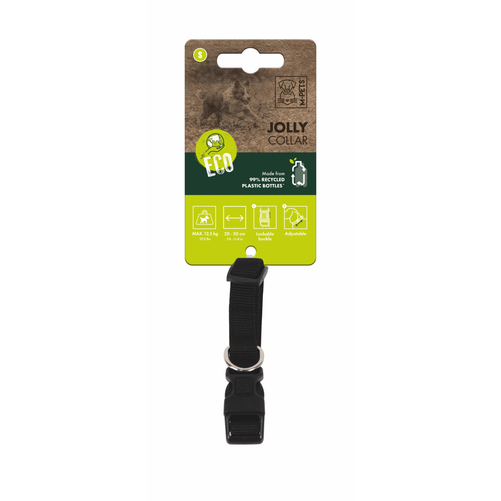 M-Pets Jolly Köpek Boyun Tasması (Siyah) [S]
