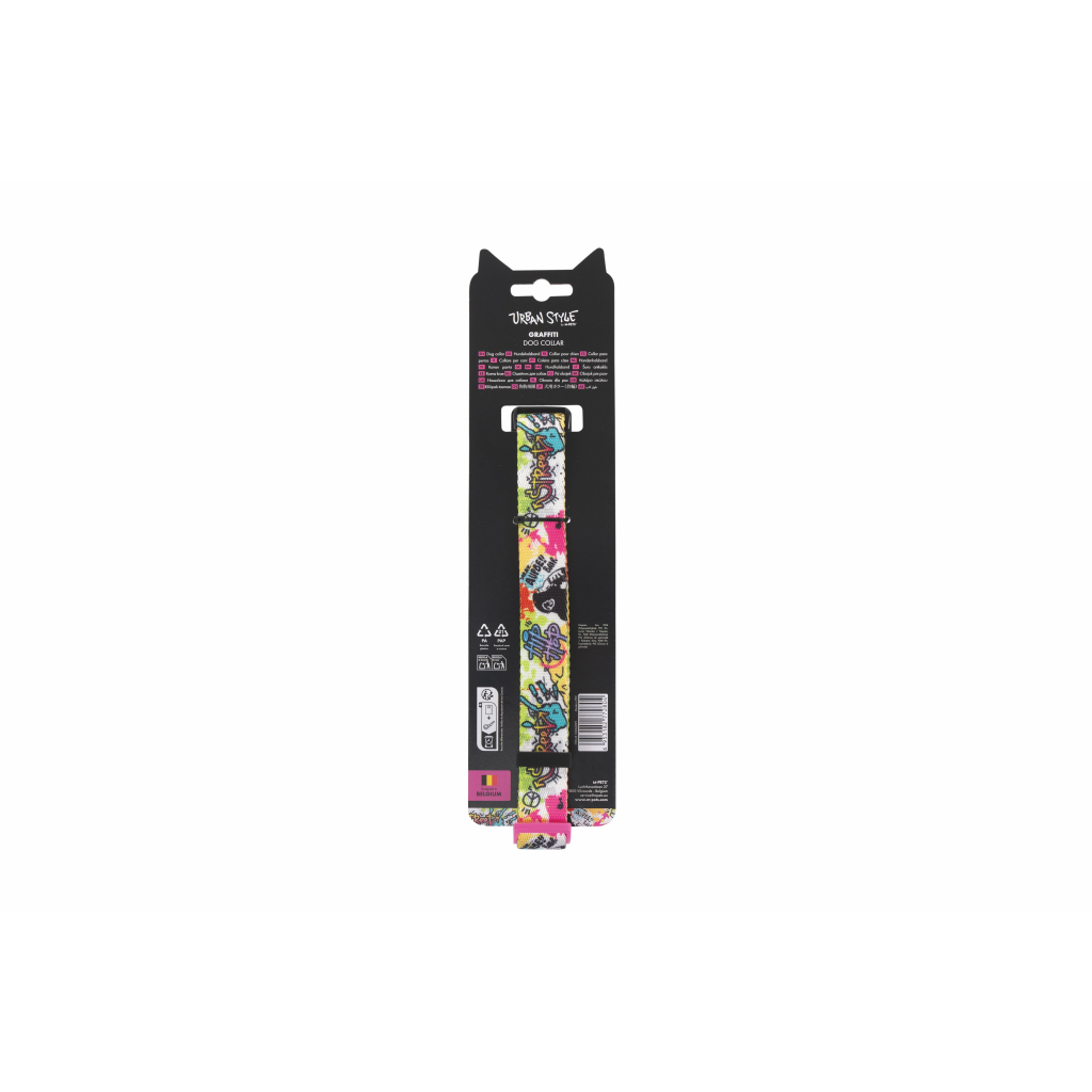 M-Pets Urban Style Graffiti Köpek Boyun Tasması 38,1-66cm [L]