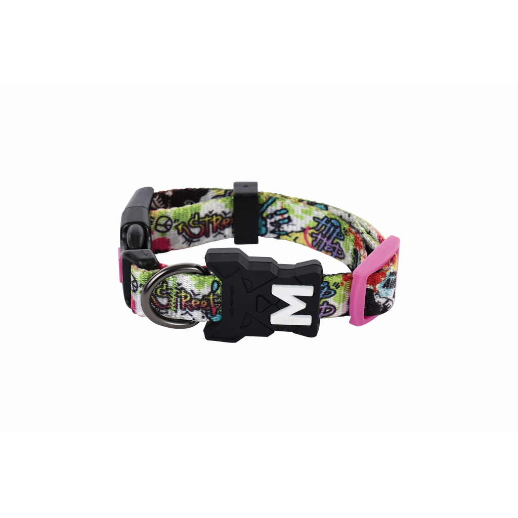 M-Pets Urban Style Graffiti Köpek Boyun Tasması 22,9-35,6cm [S]