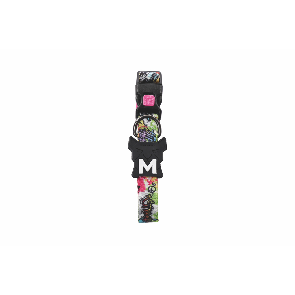 M-Pets Urban Style Graffiti Köpek Boyun Tasması 22,9-35,6cm [S]