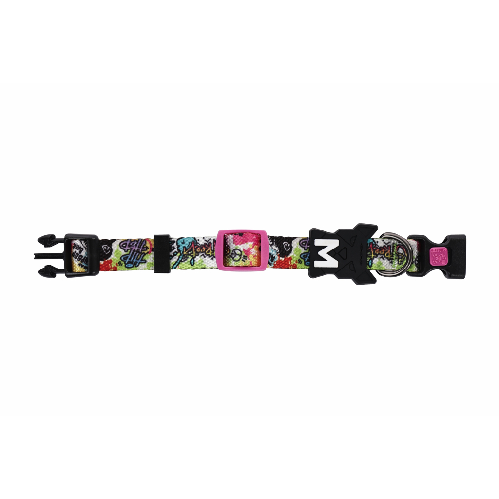 M-Pets Urban Style Graffiti Köpek Boyun Tasması 15,2-25,4cm [XS]