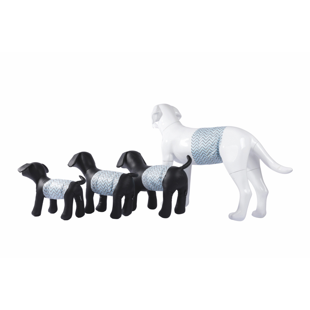 M-Pets Karbonlu Diapers Erkek Köpekler İçin Külot Bez 40-52cm [L] (18'li)