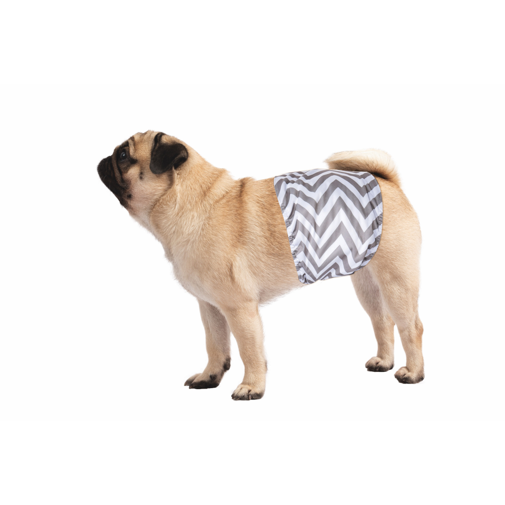 M-Pets Erkek Köpekler İçin Yıkanabilir Külot Bez 33x40,6cm (2'li) [M]