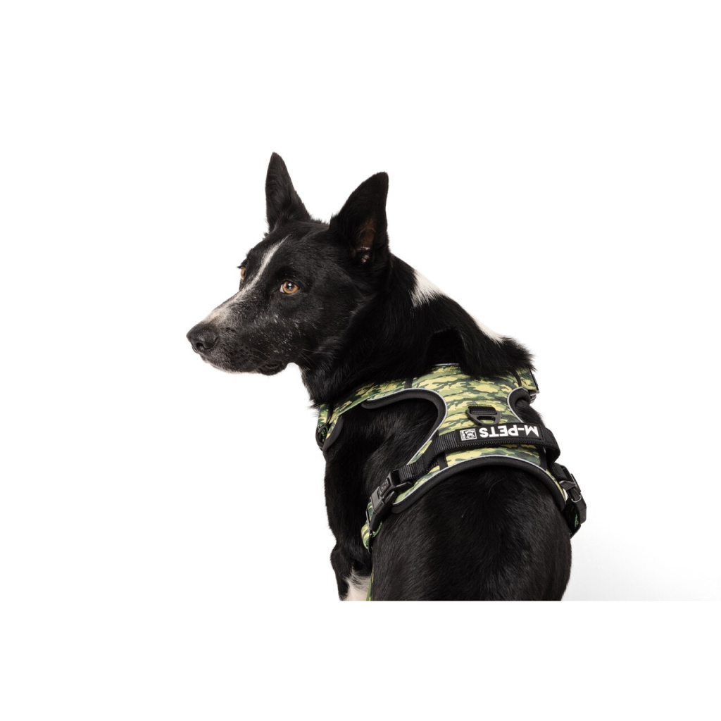 M-Pets Hiking Reflektörlü Soft Sırt Tasması 2,5x50-110cm (Kamuflaj) [XL]