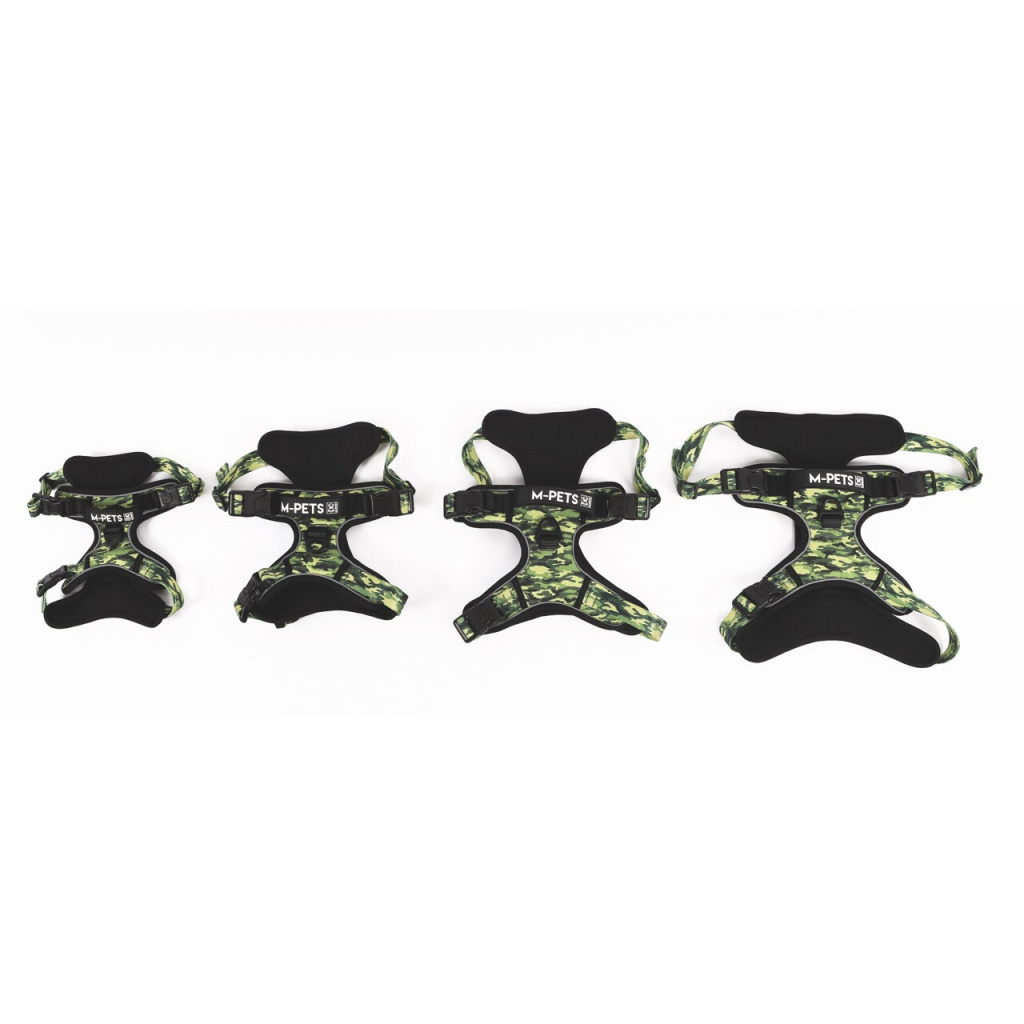 M-Pets Hiking Reflektörlü Soft Sırt Tasması 2,5x50-110cm (Kamuflaj) [XL]