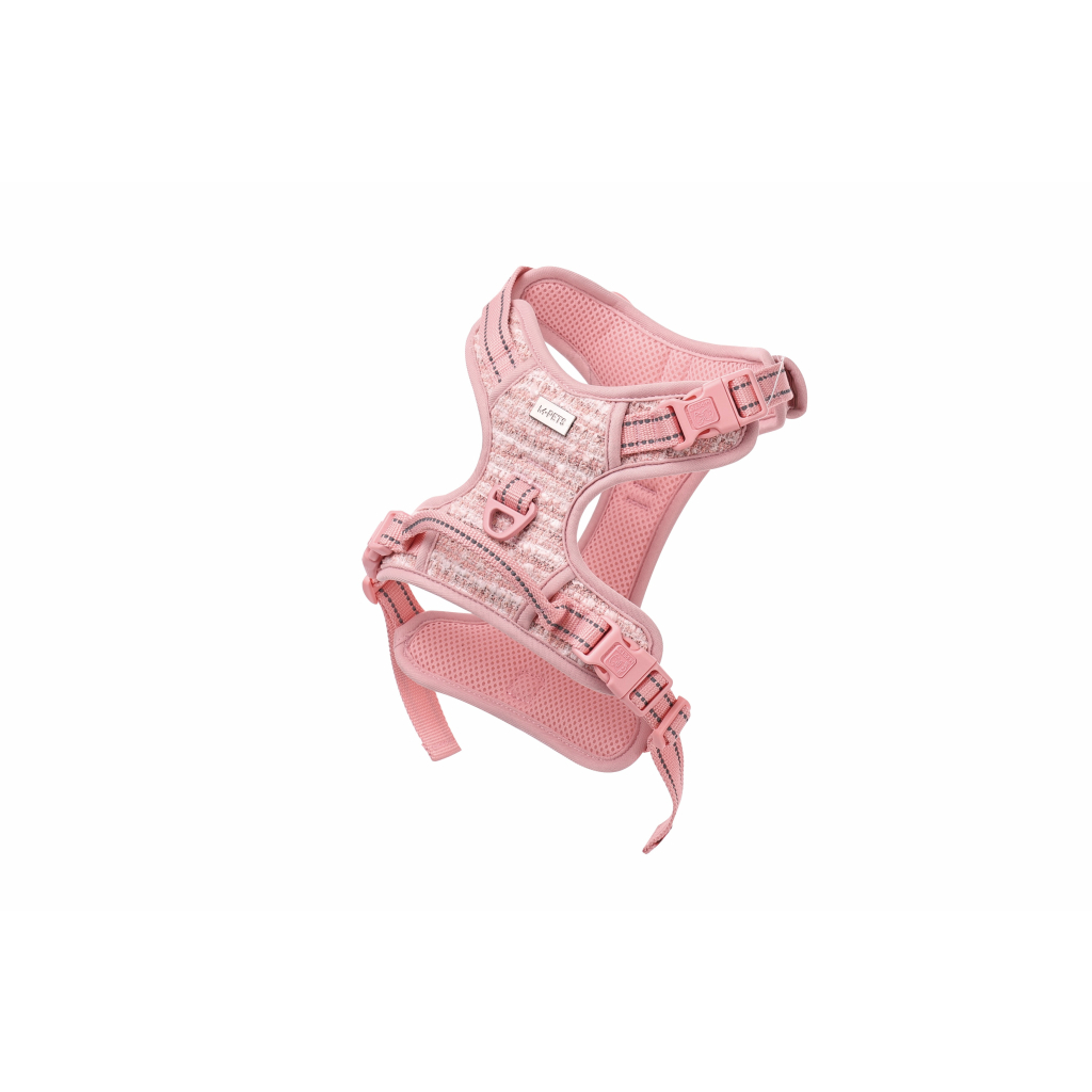 M-Pets Haute Couture Köpek Göğüs Tasması 45-95cm (Pembe) [L]