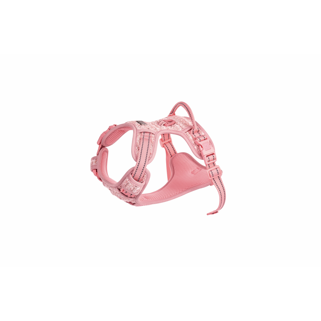 M-Pets Haute Couture Köpek Göğüs Tasması 40-75cm (Pembe) [M]
