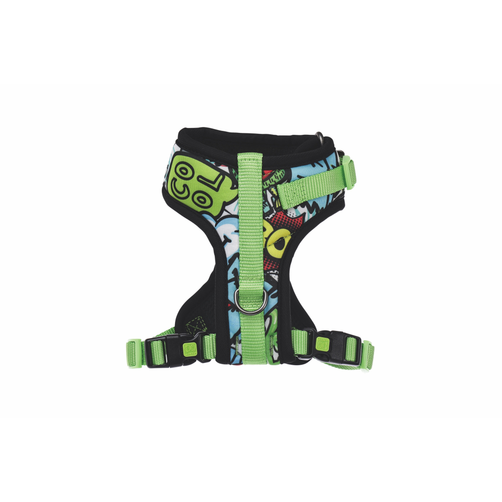 M-Pets Urban Style Multicolor Easy Fit Köpek Göğüs Tasması 21-41cm [XS]