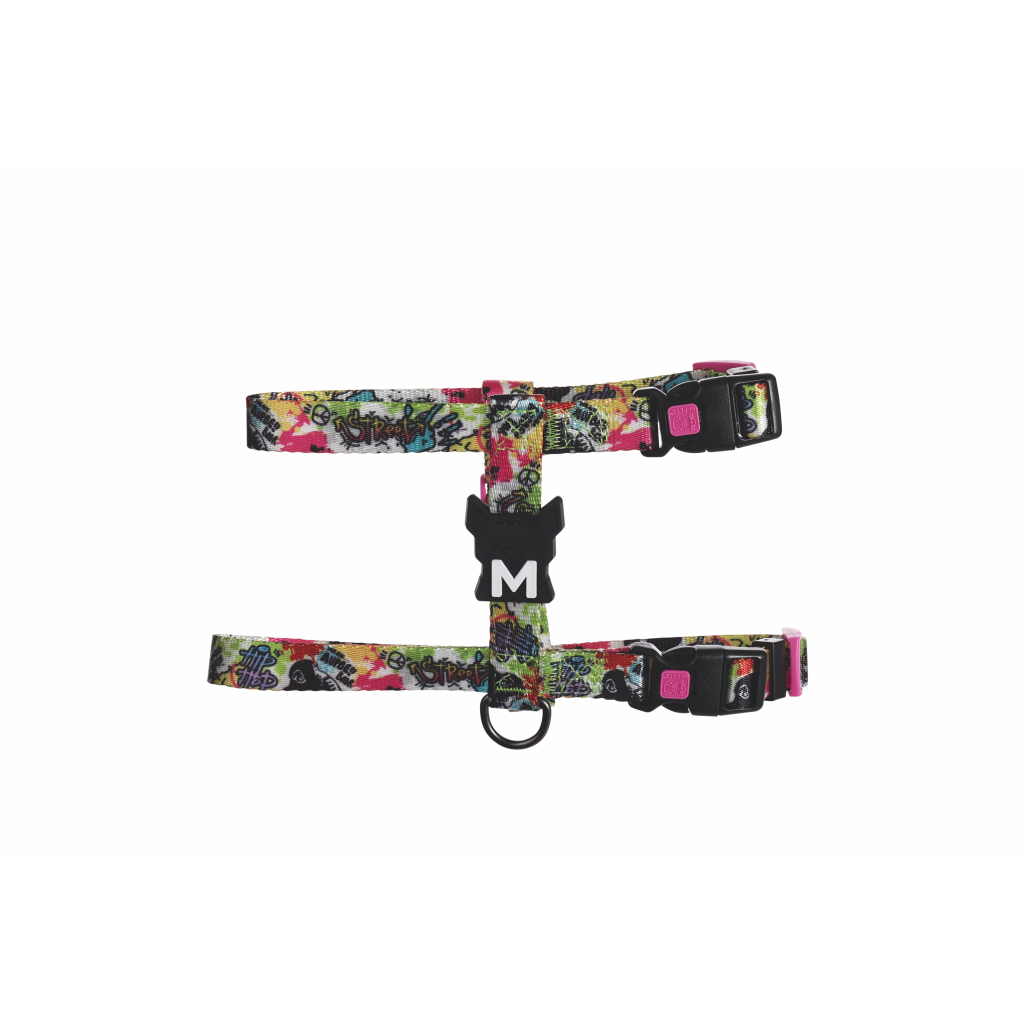 M-Pets Urban Style Graffiti Active Köpek Göğüs Tasması 25-44cm [XS]