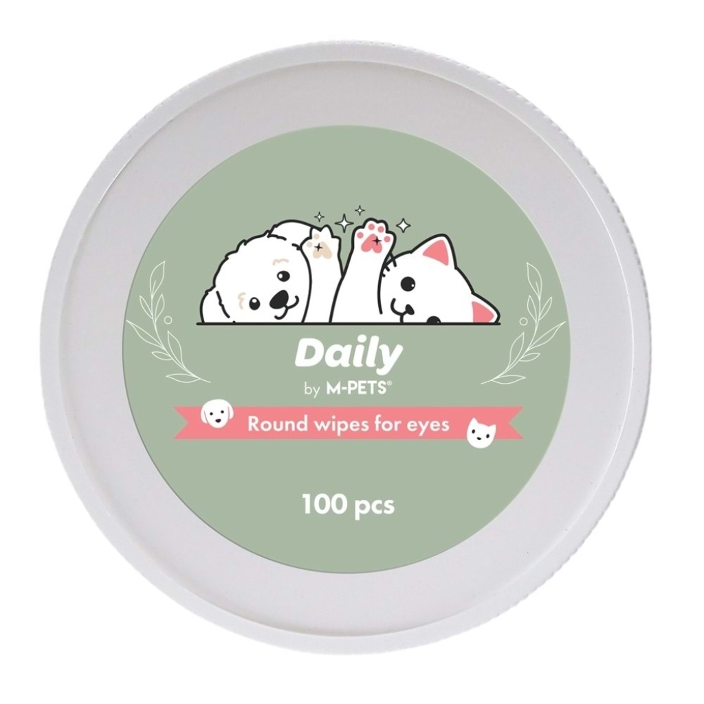 M-Pets Daily Kedi ve Köpekler İçin Göz Çevresi Temizleme Pedi (100'lü)