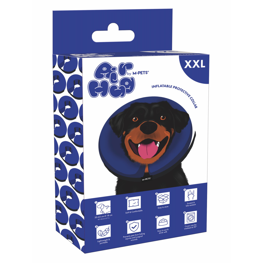 M-Pets Air Hug Şişirilebilir Koruyucu Yakalık 50-65cm [XXL]